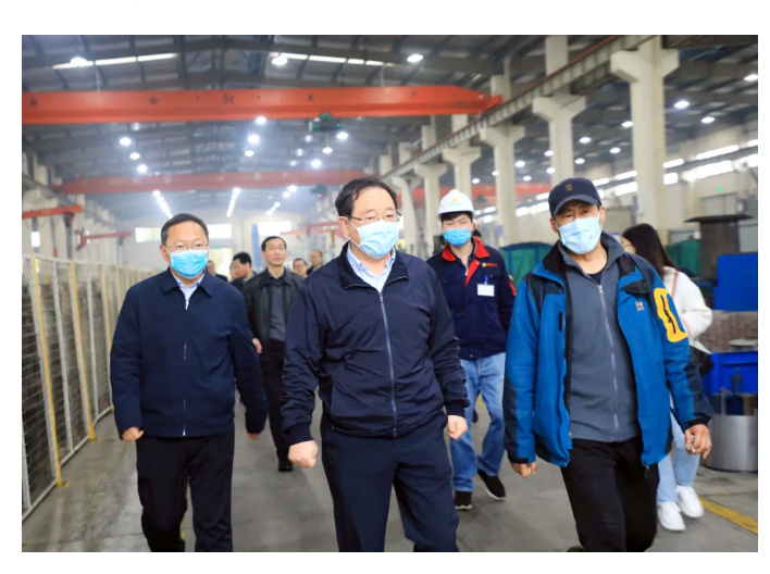 省经信厅牛弩韬厅长一行莅临33474蒙特卡罗调研