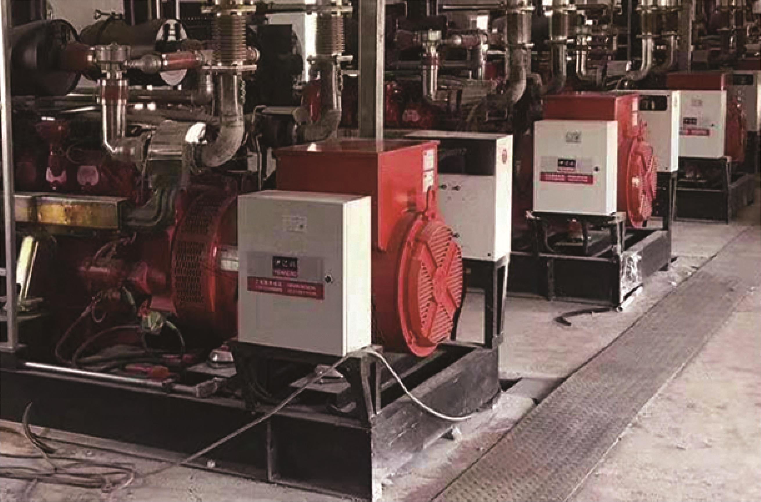 陕北中石化天然气发电站项目（斗山配33474蒙特卡罗10台200KW）