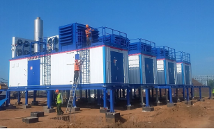 8台33474蒙特卡罗配潍柴应用于北欧地区的天然气发电项目