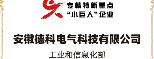 「小巨人 大分量」| 33474蒙特卡罗电气荣获“国家专精特新重点小巨人企业”称号！